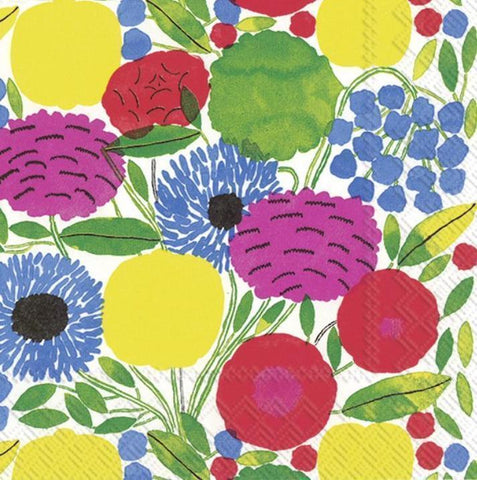 Marimekko ペーパーナプキン フラワー 33cm×33cm