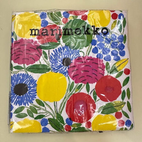 Marimekko ペーパーナプキン フラワー 33cm×33cm