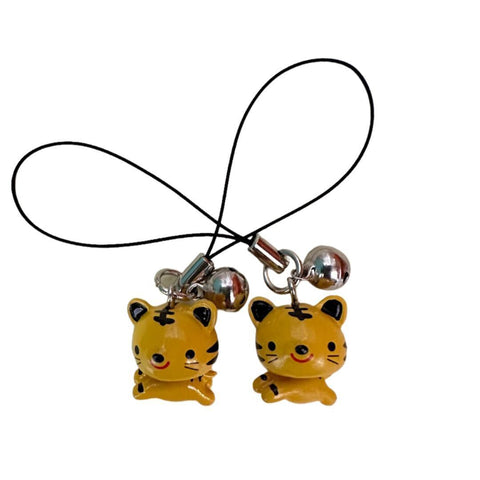 ゆらゆら干支 とらキーホルダー 2個×2cm セット