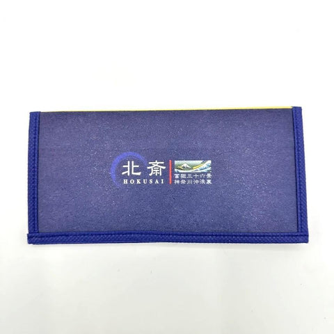 浮世絵 北斎 波 札入れ 19.8cm