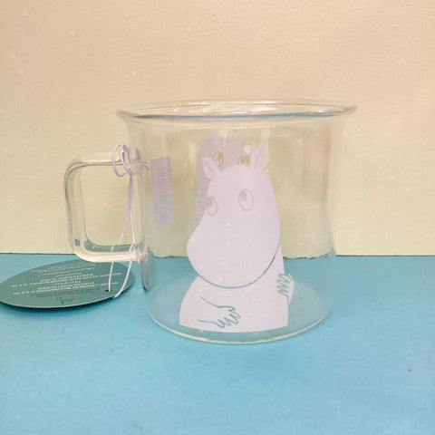 Muurla ムーミン ガラスマグカップ ホワイト 3,5dL (350mL)