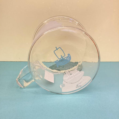 Muurla ムーミン ガラスマグカップ ホワイト 3,5dL (350mL)