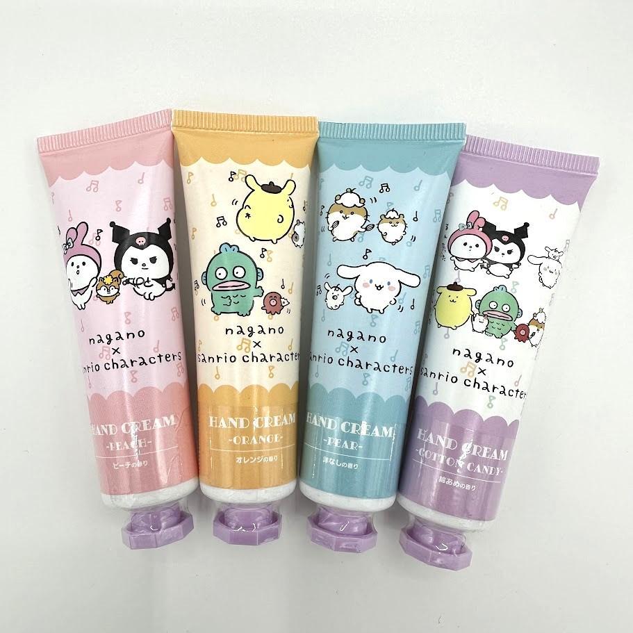ナガノ×サンリオキャラクターズ ハンド クリーム 4点×30g