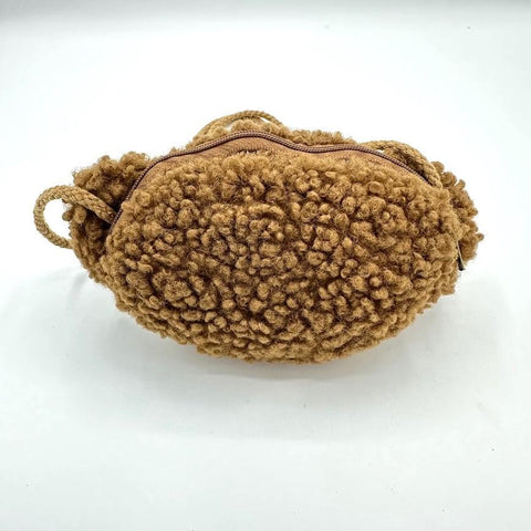キッズ用 ベア ショルダーバック ブラウン 18cm