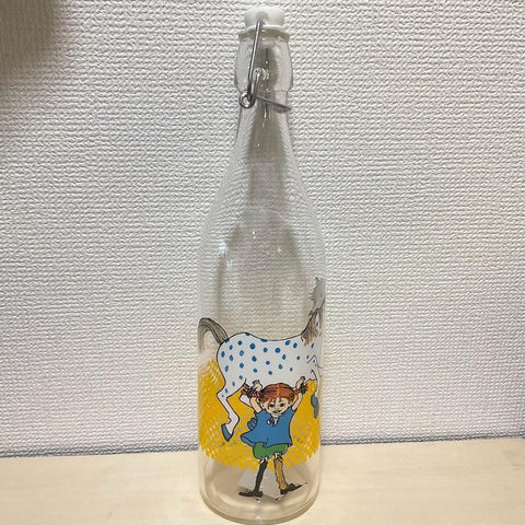 Muurla 長くつ下のピッピ ガラスボトル 10dL (1000mL)