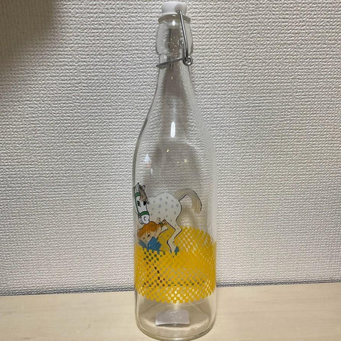 Muurla 長くつ下のピッピ ガラスボトル 10dL (1000mL)