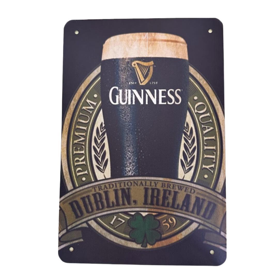 レトロ ブリキ看板 BEER GUINNESS 20×30cm