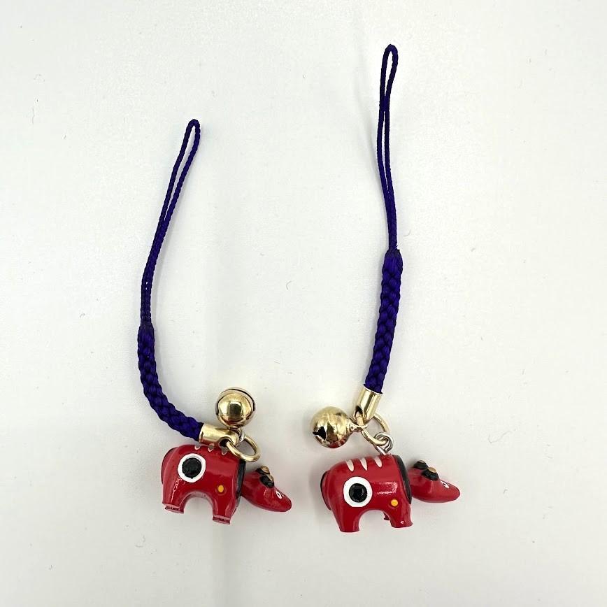 赤べこキーホルダー2個×10cmセット