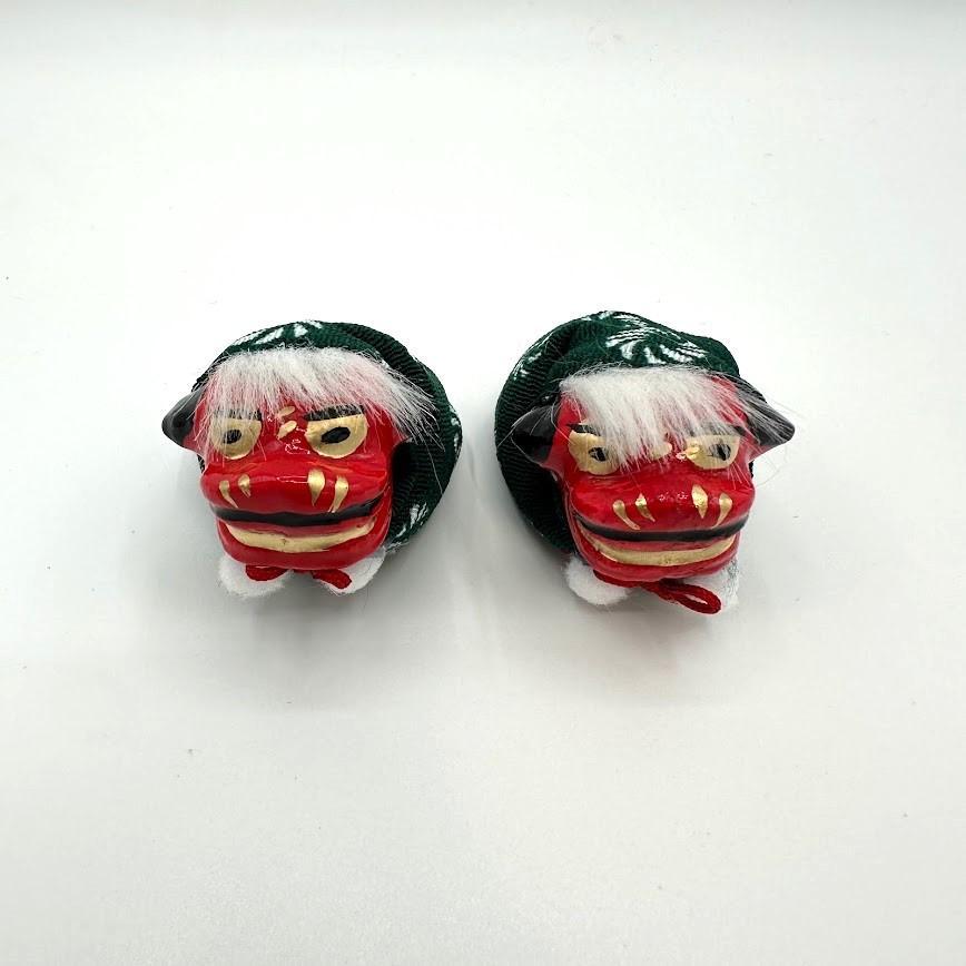 獅子舞の置物 2個×5cmセット