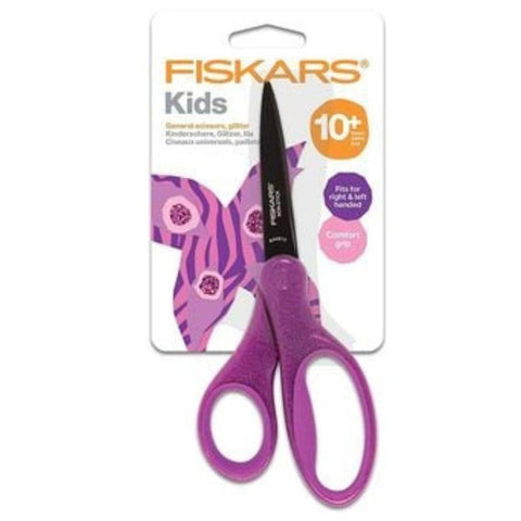 Fiskars キッズ用はさみ 紫 17cm