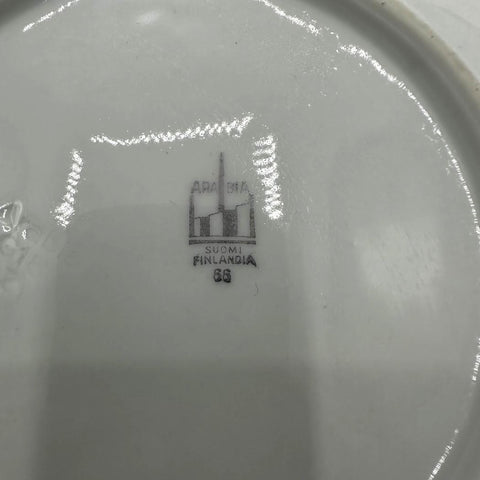 ARABIA 金彩 花柄 ヴィンテージ プレート 北欧食器