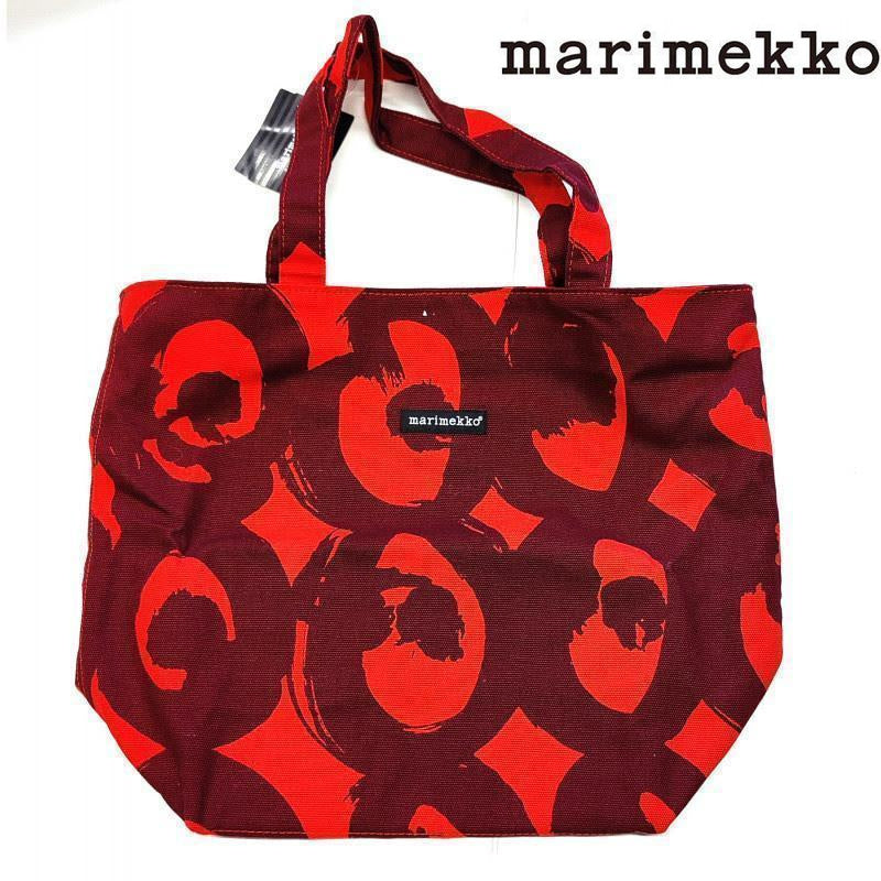 Marimekko マリメッコ トートバッグ レッド 43×30cm