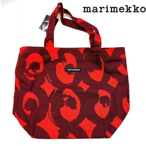 Marimekko マリメッコ トートバッグ レッド 43×30cm