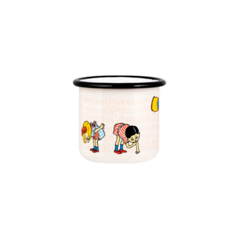 Muurla 長くつ下のピッピ ホーローマグカップ  2.5dL (250mL)