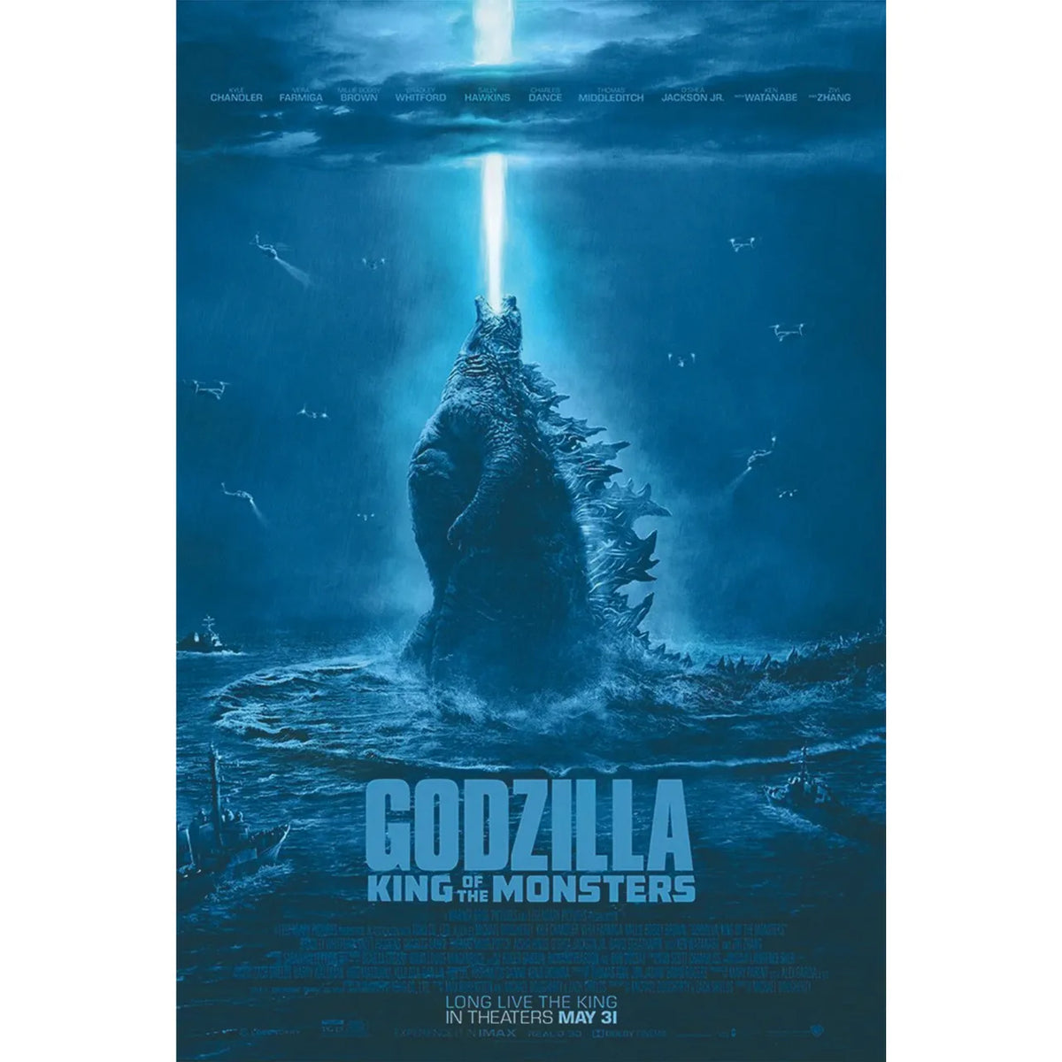 ゴジラ キングオブモンスターズ 映画ポスター 縦型 ブリキ看板 レトロ インテリア