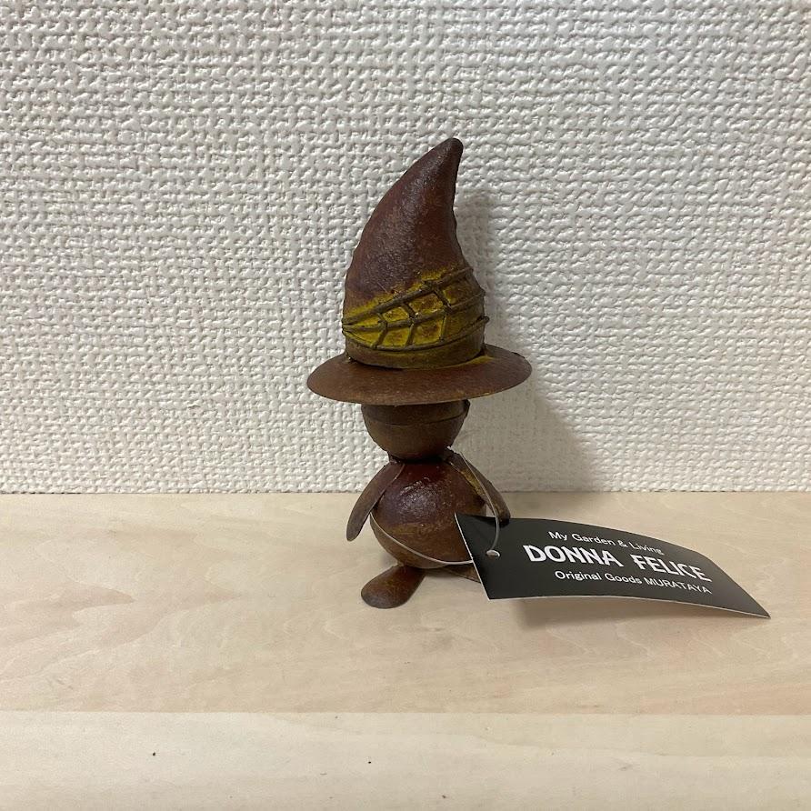 ブリキエルフの置物 6.5×4.5×12cm