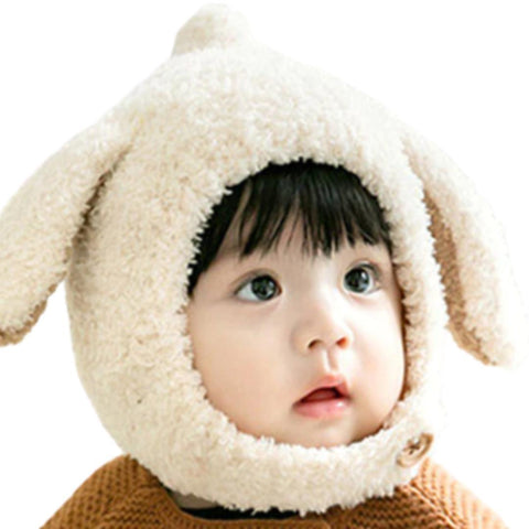 新品 子供用 うさぎみみの帽子 ブラウン