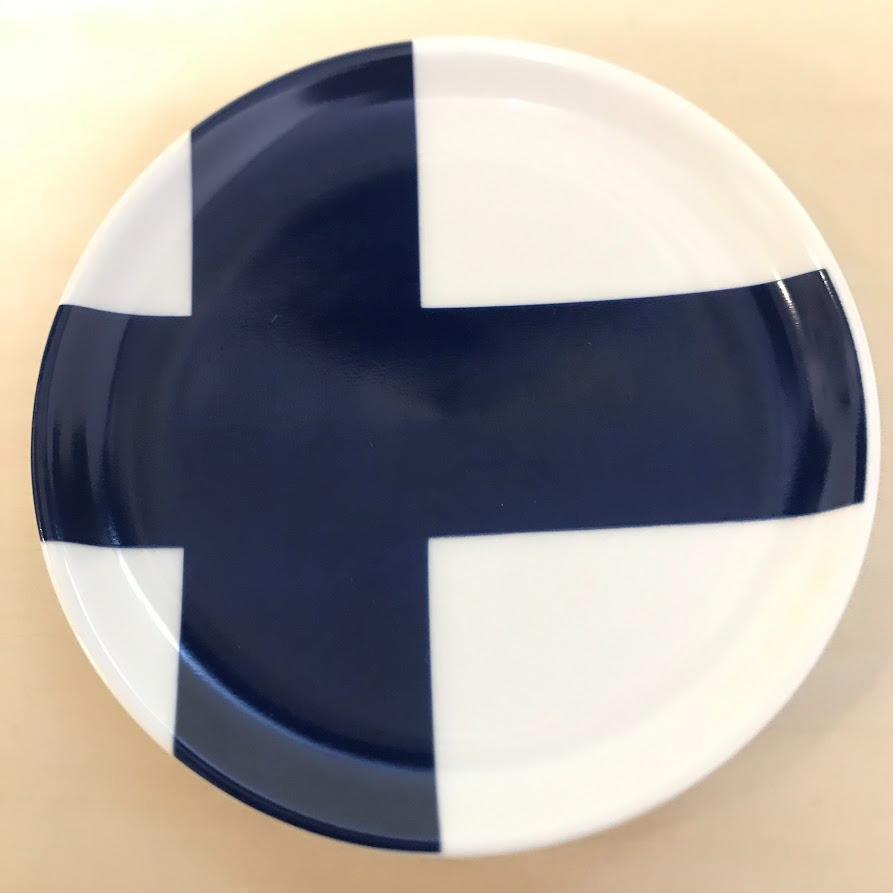 Martinex フィンランド国旗豆皿 9.5cm