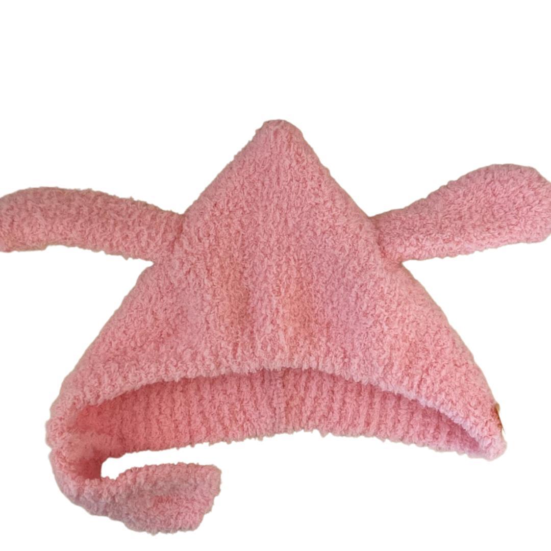 新品 子供用 うさぎみみの帽子