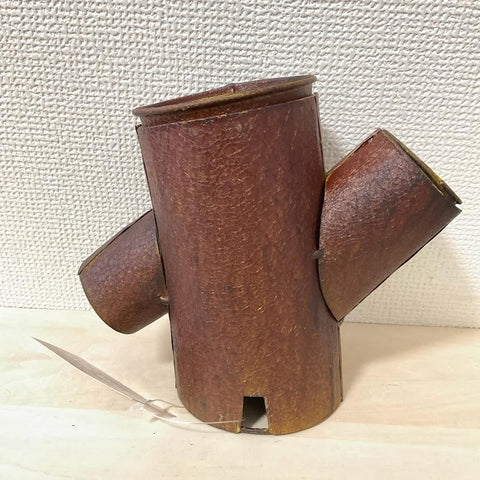ブリキウッドプランターダブル 19×9×15cm