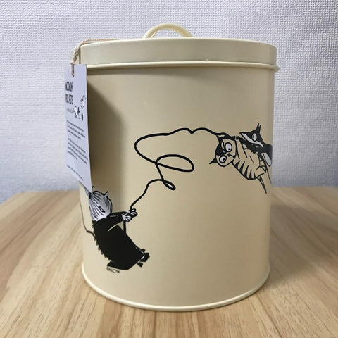 Muurla ムーミン リトルミィ ペット用食品入れ ブリキ瓶 イエロー19cm