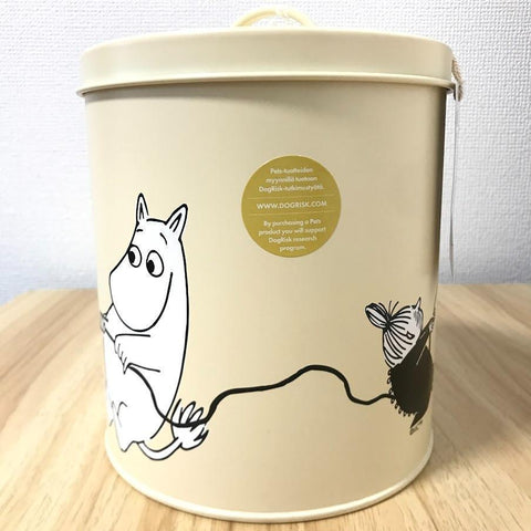 Muurla ムーミン リトルミィ ペット用食品入れ ブリキ瓶 イエロー19cm